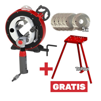 AXXAIR Orbital cutter Ø 16-173mm CC172